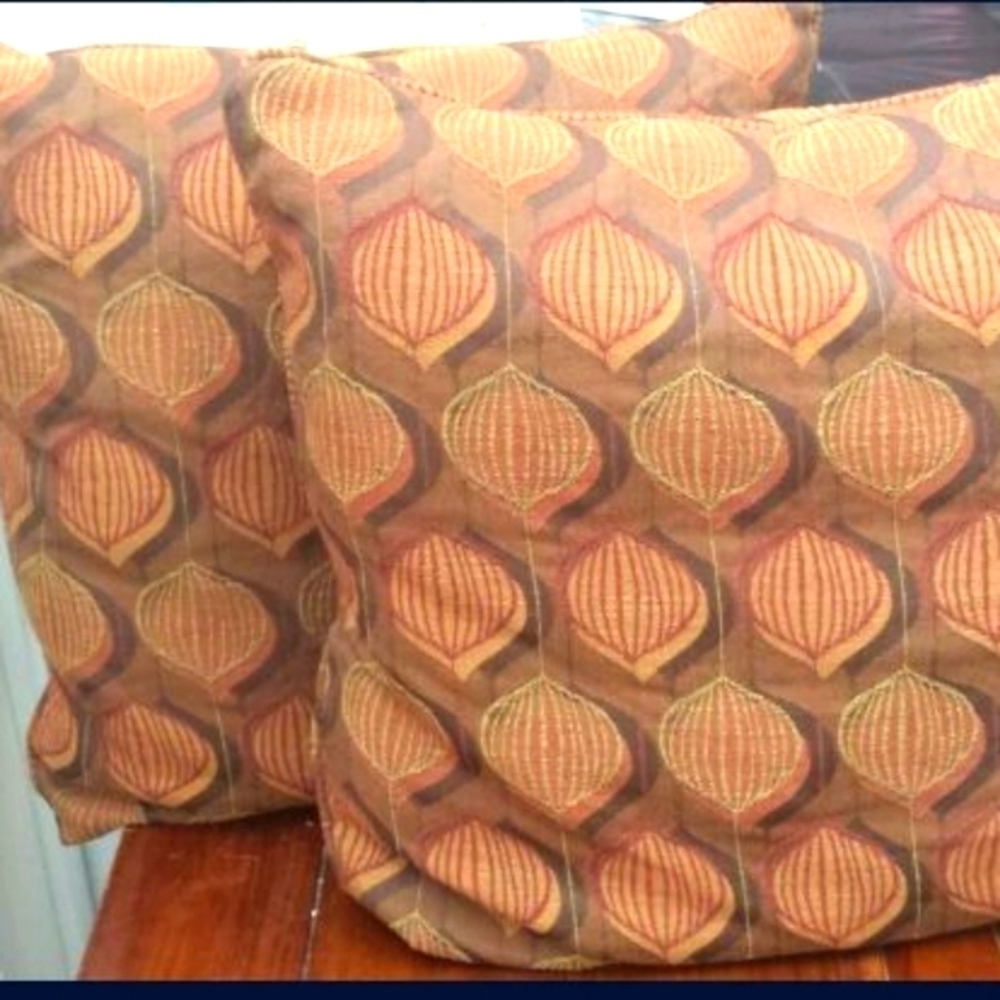 PAIR of Custom Throw Pillow Cases - Picture 2 of 3